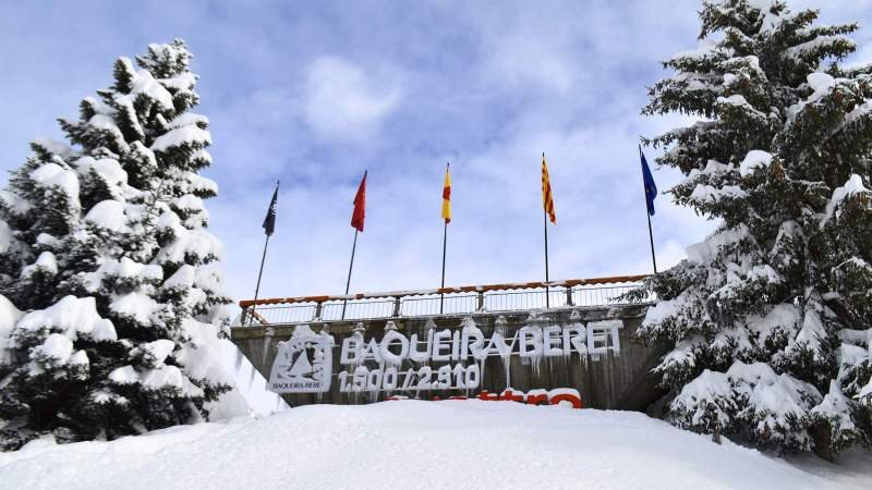 La estación de Baqueira-Beret